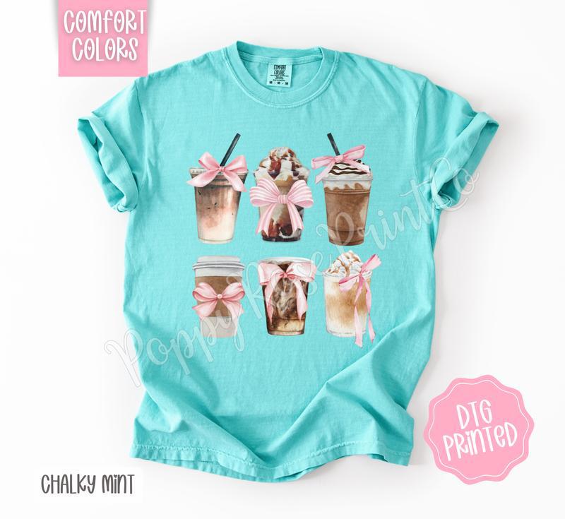 W 59284 Cute Breakfast Print T-Shirt Breakfast Print T-Shirt Cross-Border European and American Foreign Trade