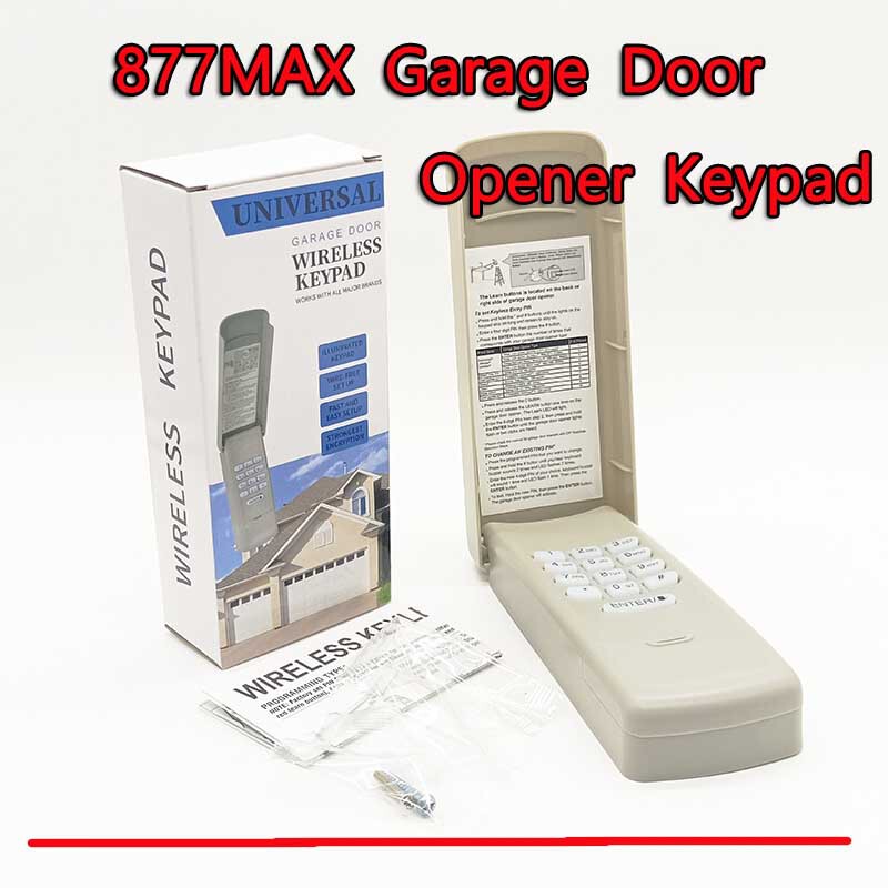 ガレージドアワイヤレスリモコンコピー固定コードリモコンスイッチ越境専用877MAX 977MAX|undefined
