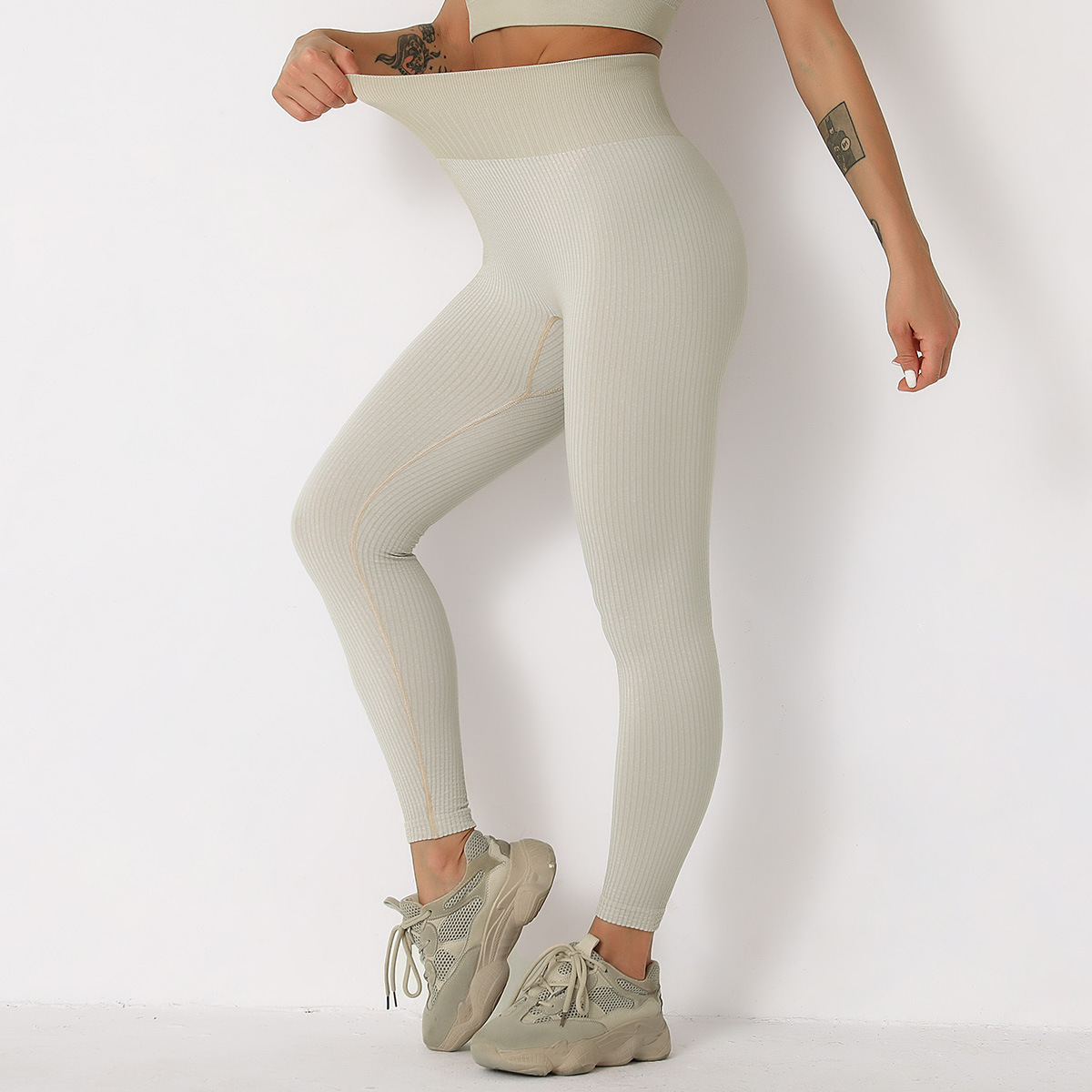 nihaostyle clothing wholesale new seamless yoga pants NSNS66947