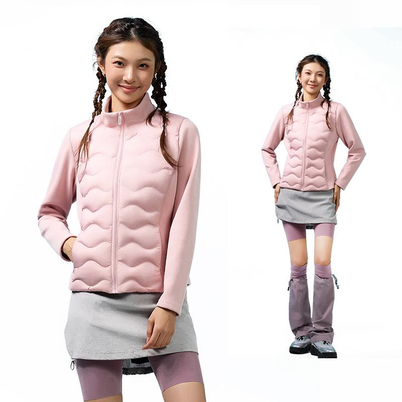 Zhou Yuhong Sports down Jacket Women's Winter 2025 New Running Lightweight Liner Slim Fit Windproof Warm Jacket Women