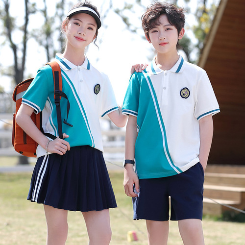 Fruit fruit student summer primary and middle school school uniform kindergarten uniform children's sports class T-shirt for big and small children short sleeve