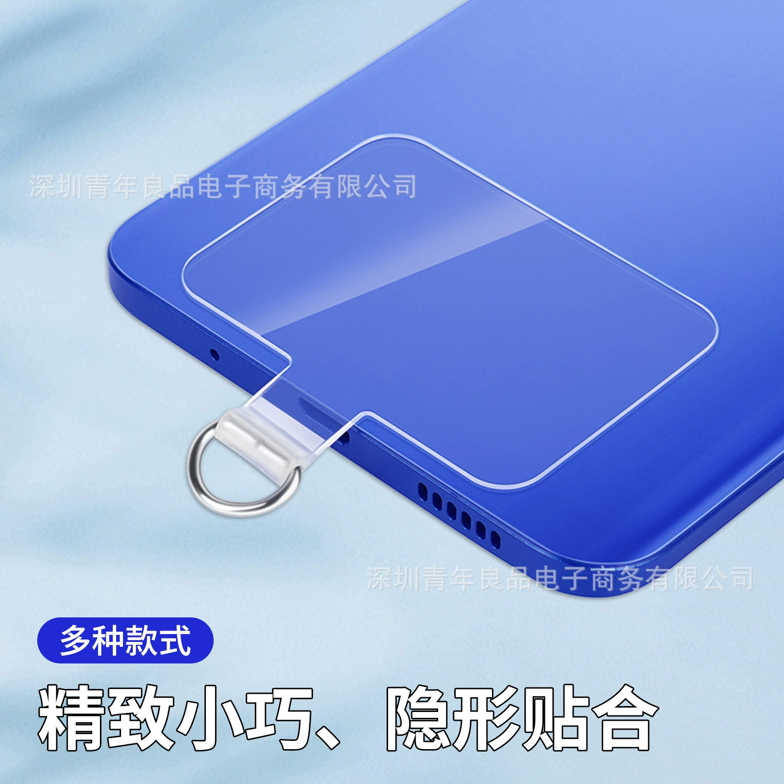 Оптовая цена от производителя: прозрачный универсальный шнурок для телефона из ПВХ с прокладкой, клипса для карт и креплением через плечо.