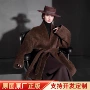 v领秋冬新款宽松大衣