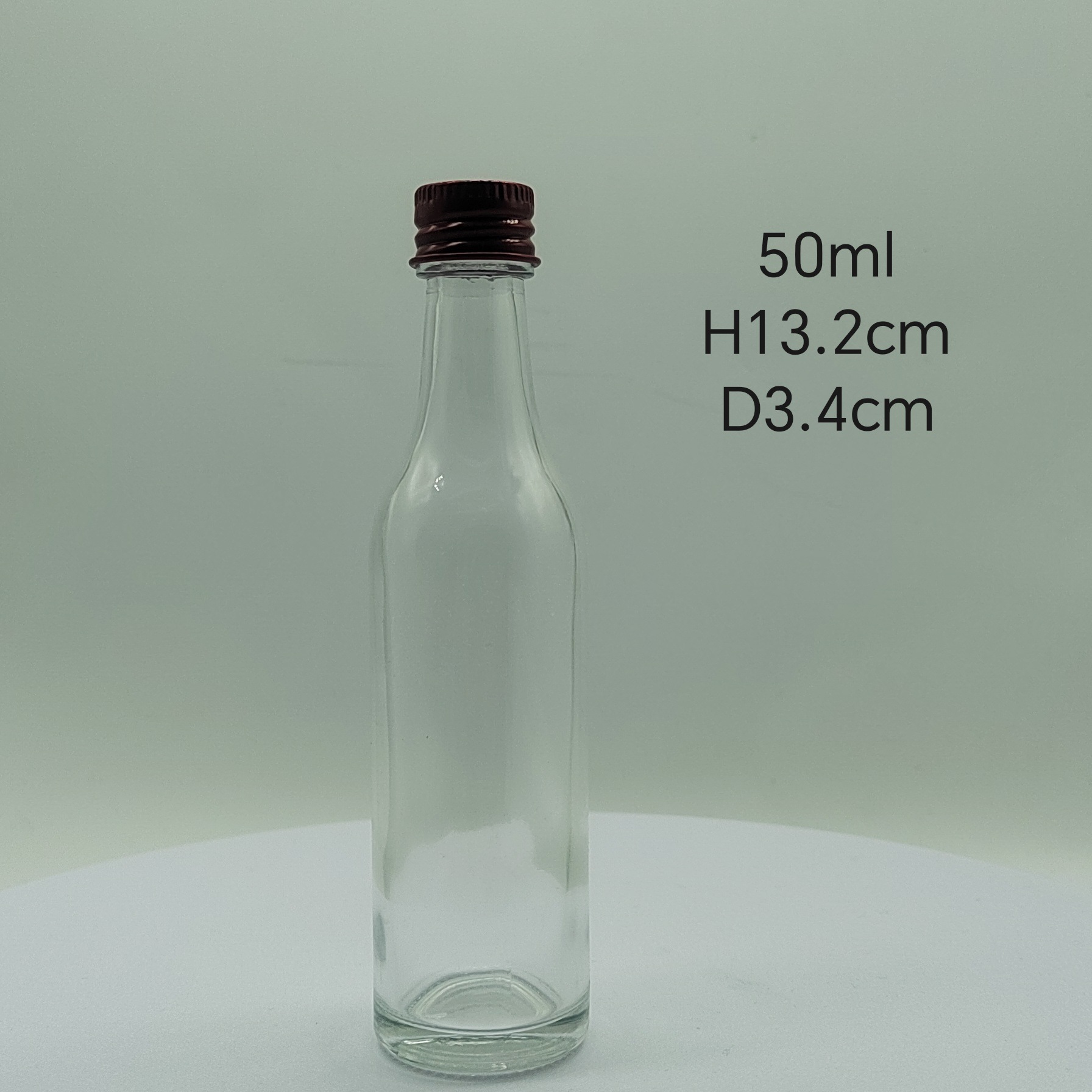 Botella de vino pequeña al por mayor, botella vacía, vidrio transparente grueso 50ml, vino de elaboración propia, vino, vino blanco, botella de vino subenvasada