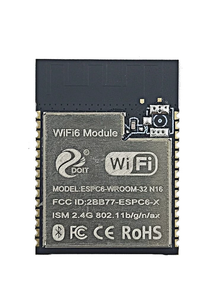 Плата ядра ESP32-C6-N16, ESP32-C6-DevKitC-1, Wi-Fi 6, BLE, Zigbee