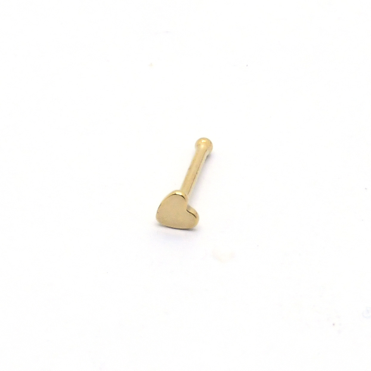 Piercing naso a cuore in acciaio inossidabile minimalista_voghion.com