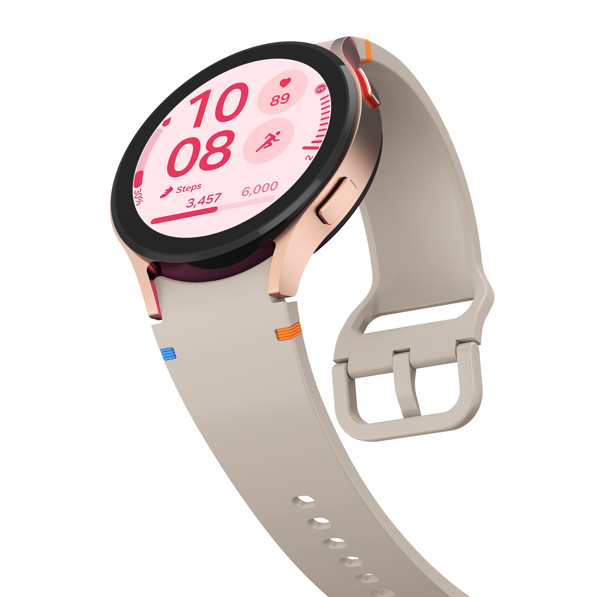 This is suitable for replacing the curved seam plain texture of the watch strap on Samsung watch7, watchFE, watch6 and watch5 undefined