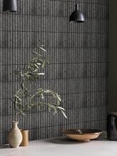 工业风火山岩洞石灰色天然石材马赛克民宿浴室咖啡厅背景墙墙砖