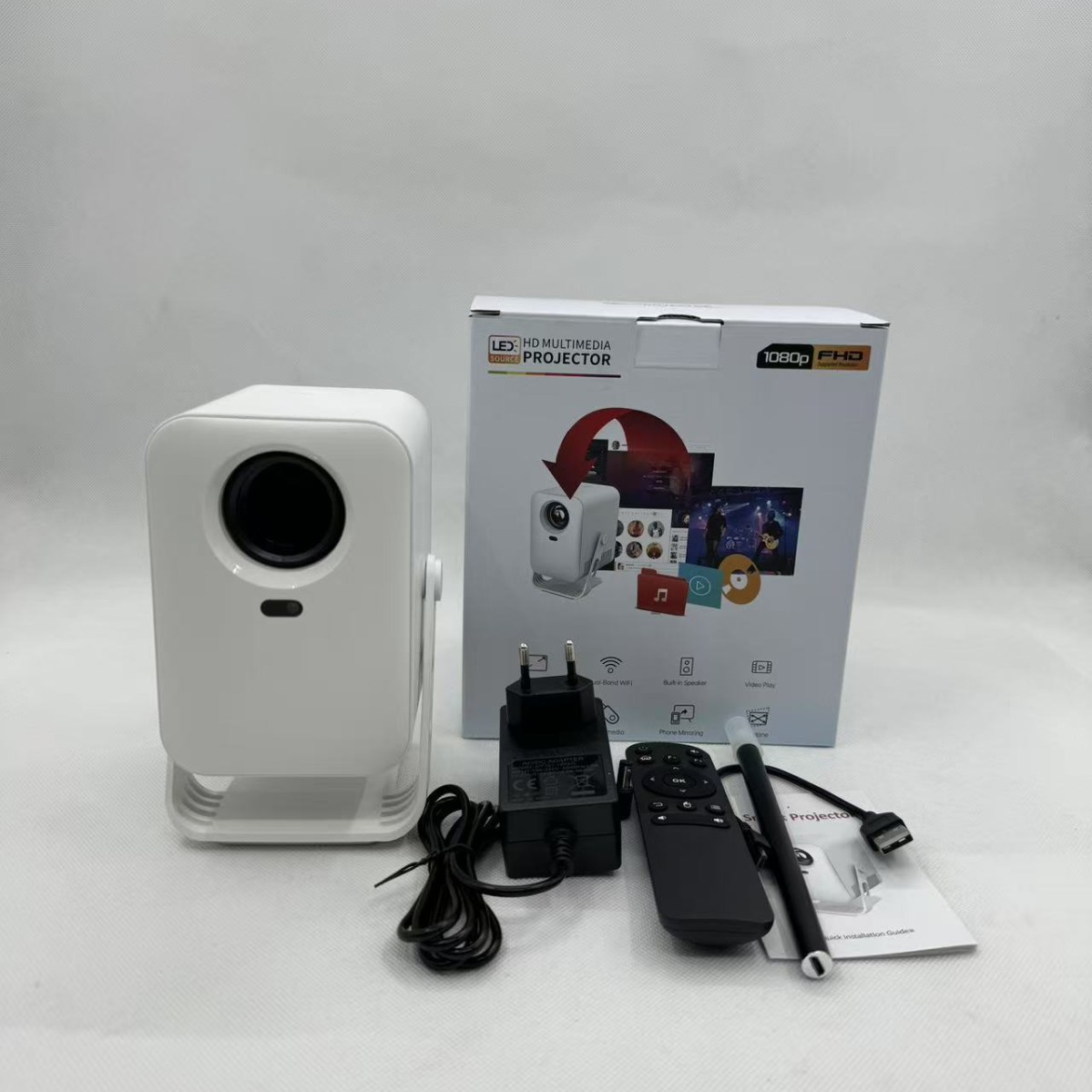 Proiettore C600A Home Autofocus Portatile 1080p Home Theater Proiettore da ufficio Wireless_voghion.com