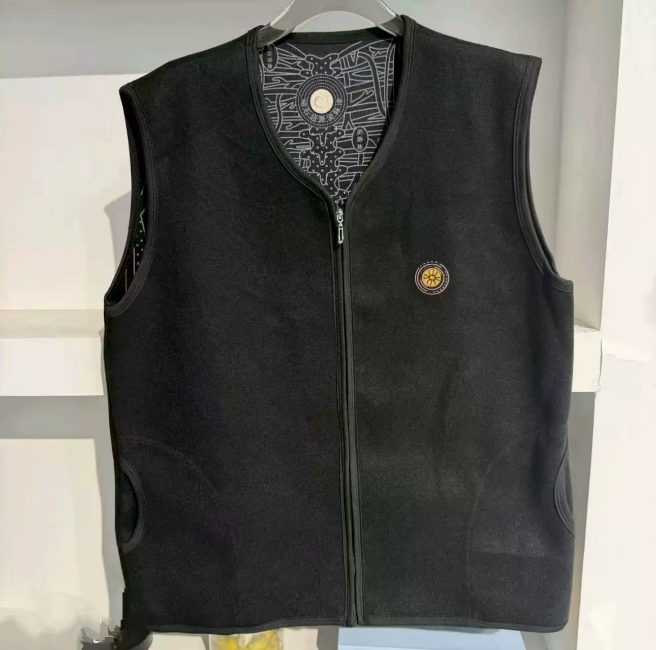 新款休闲户外保暖开衫马夹男士式拉链黑色马甲春秋季简约男士马甲