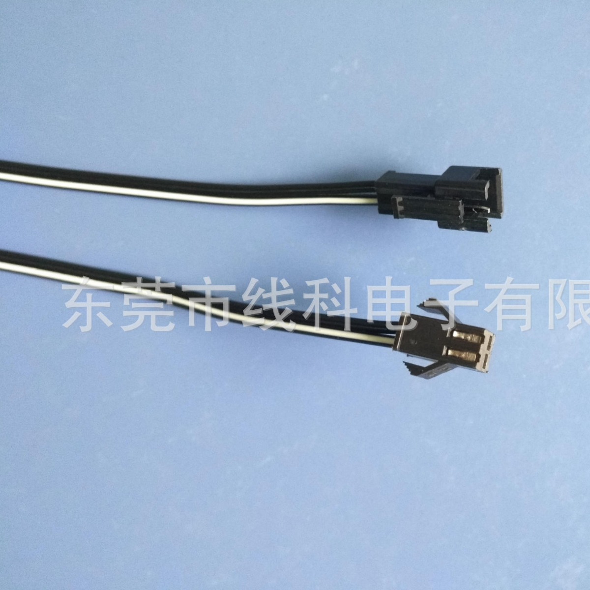 SM公母端子线　线束　黑印白双并线　　空中对接连接线 DC线排线