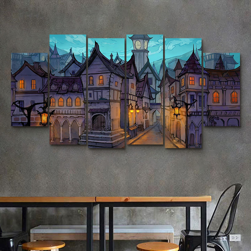 杀桌游馆海报酒吧剧本宣传装饰画休闲游戏杀挂画壁画狼人主题墙面