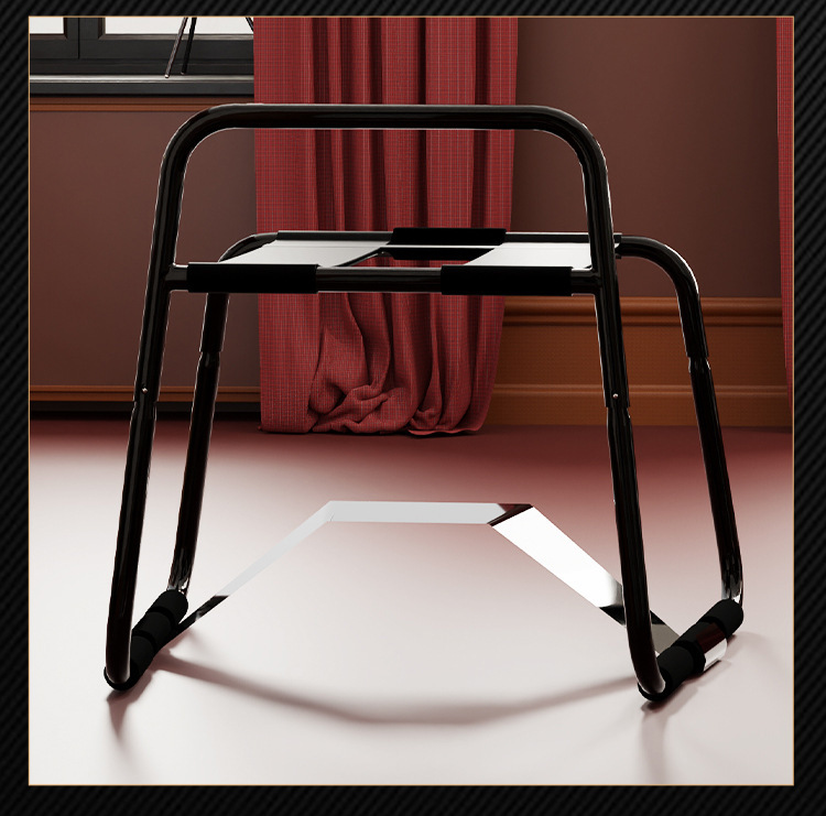 Jiuai Metal Sex Chair with Elastic Straps, Couple Positioning Aid, Adult Interactive Furniture — detail image 37