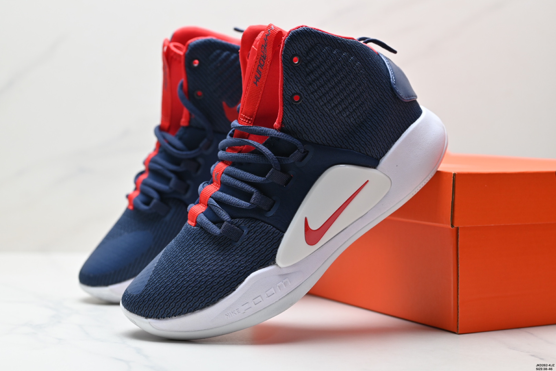 Zapatillas de baloncesto de combate real seemax Hyperdunk X 10 amortiguación hombres y mujeres entrenamiento deportivo zapatos casuales HD2018