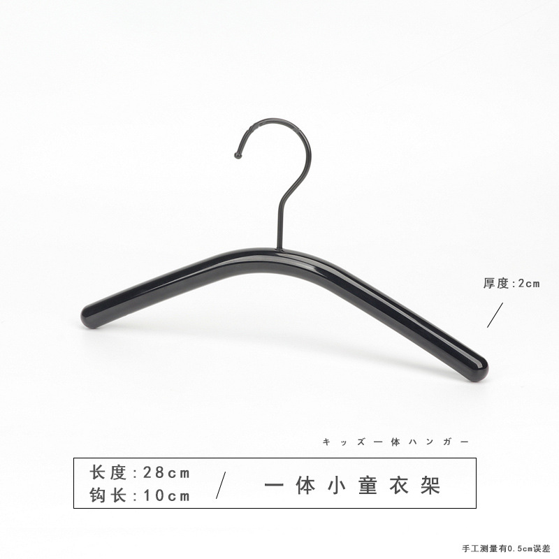 Perchas de Acrílico para Niños Negras para Tienda de Ropa Infantil image 7