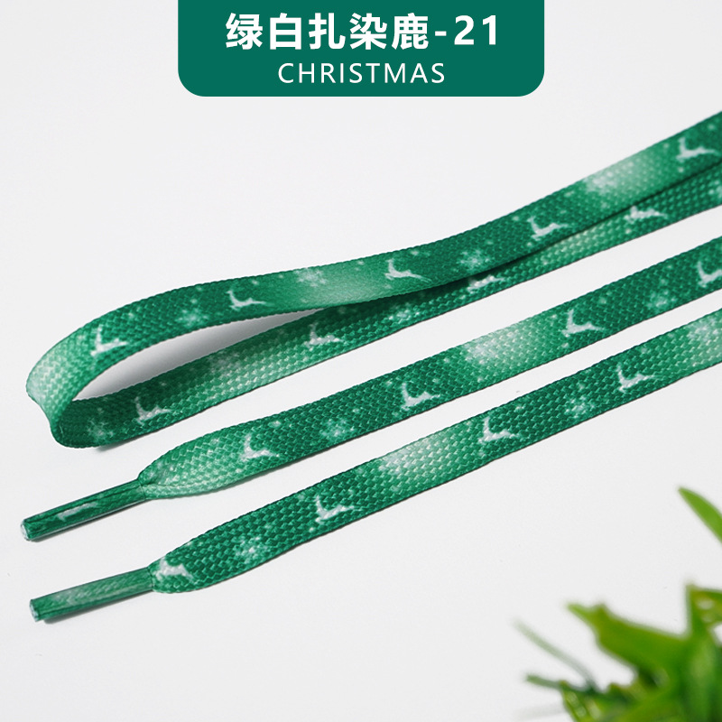 Green and White Tie Dye Deer-21