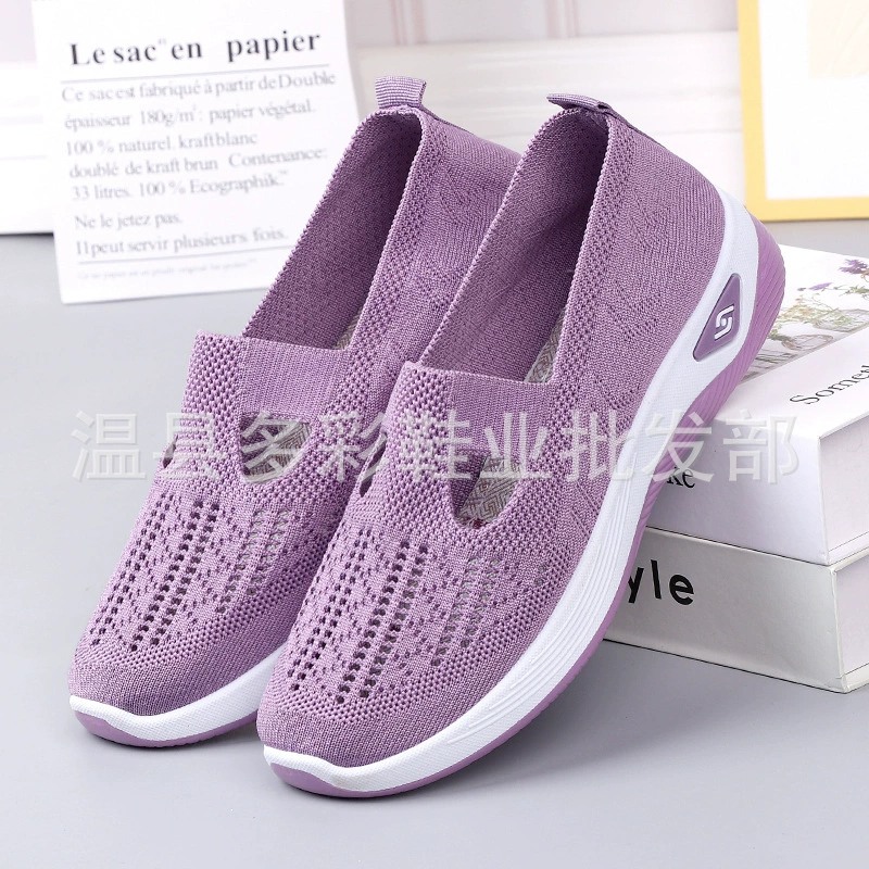 Summer comfortable walking shoes for mother, soft sole