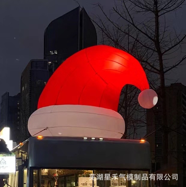 Navidad temática modelo de aire Papá Noel + árbol de Navidad fábrica directa decoración de fiestas props ahora