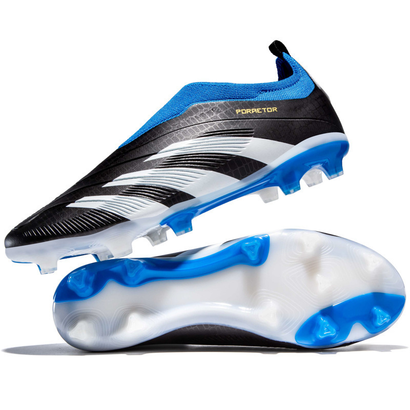 Zapatos de Fútbol de Caña Baja de Caucho y KPU Transpirables para Césped Natural y Artificial