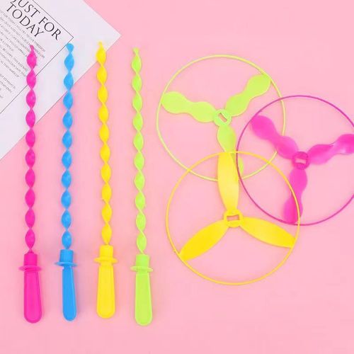 Large hand-pushed flying saucer flying fairy children outdoor classic nostalgic bamboo dragonfly flying saucer children's supply