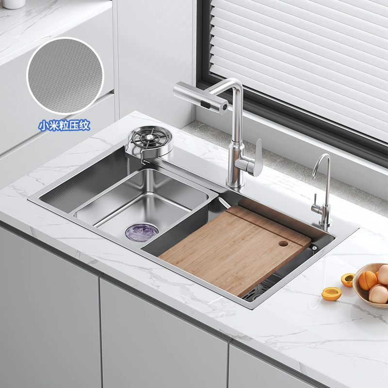 Кухонная мойка Xiaomi Migrain с тиснением, большой одинарный резервуар, интегрированная нержавеющая сталь, мойка для посудомоечной машины под столешницу, для дома