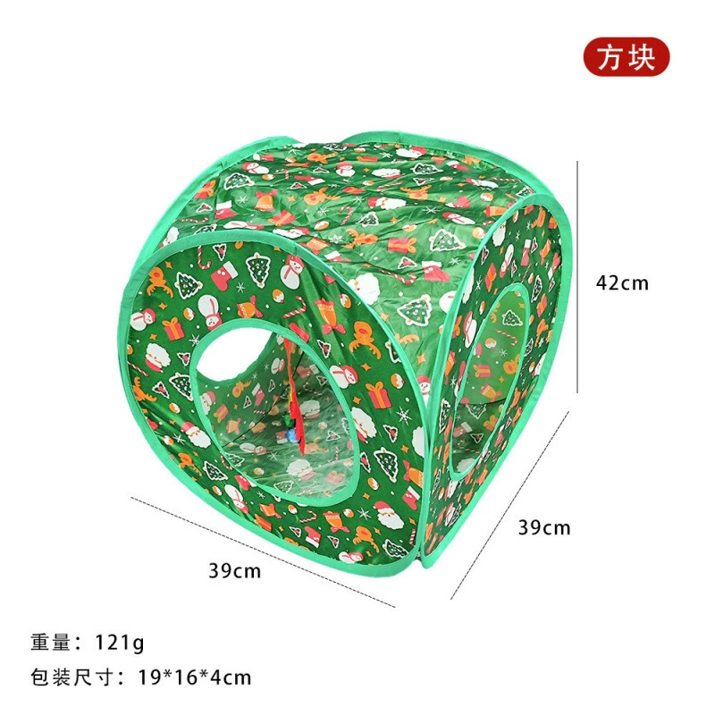 (Cross-border trading), rainbow tunnel, interactive foldable toy, pet, cat, tee