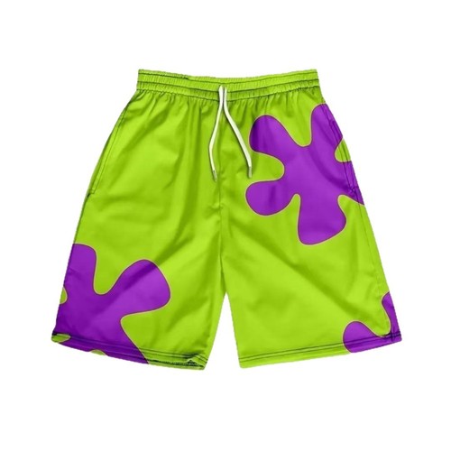 Panda Star Men's and Women's Summer Beach Shorts Loose Casual Pants Five-Finger Pants Beach Sports Mid-Calf Pants Plus Size Outerwear