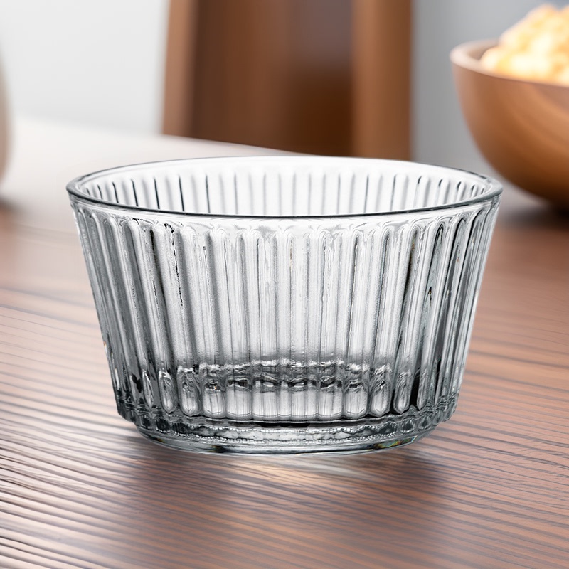 Ins high-value glass cup breakfast cereal bowl ice cream fruit yogurt bowl Pudding cup dessert cup snack bowl