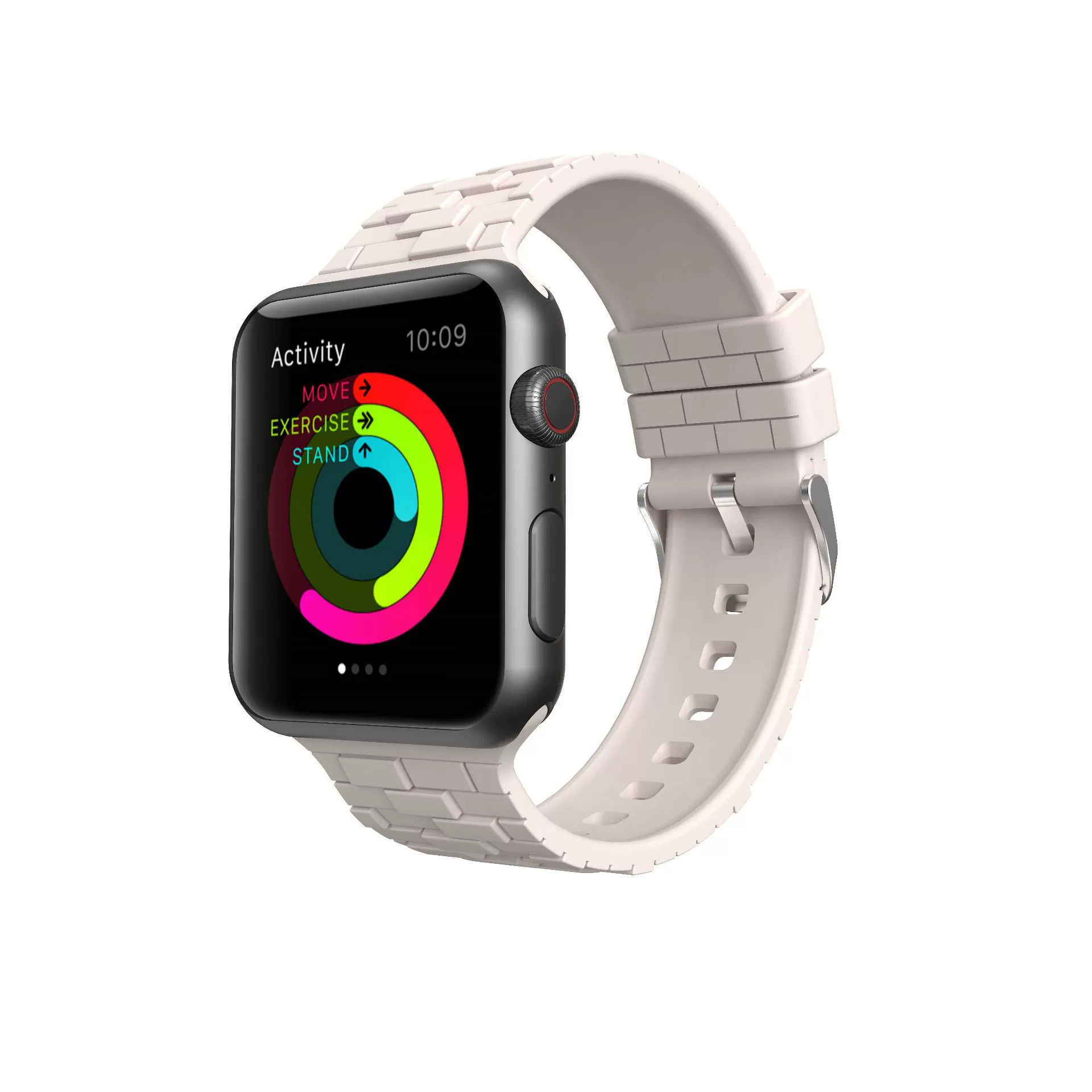 Apple, силиконовый ремешок для часов, кубик Рубика