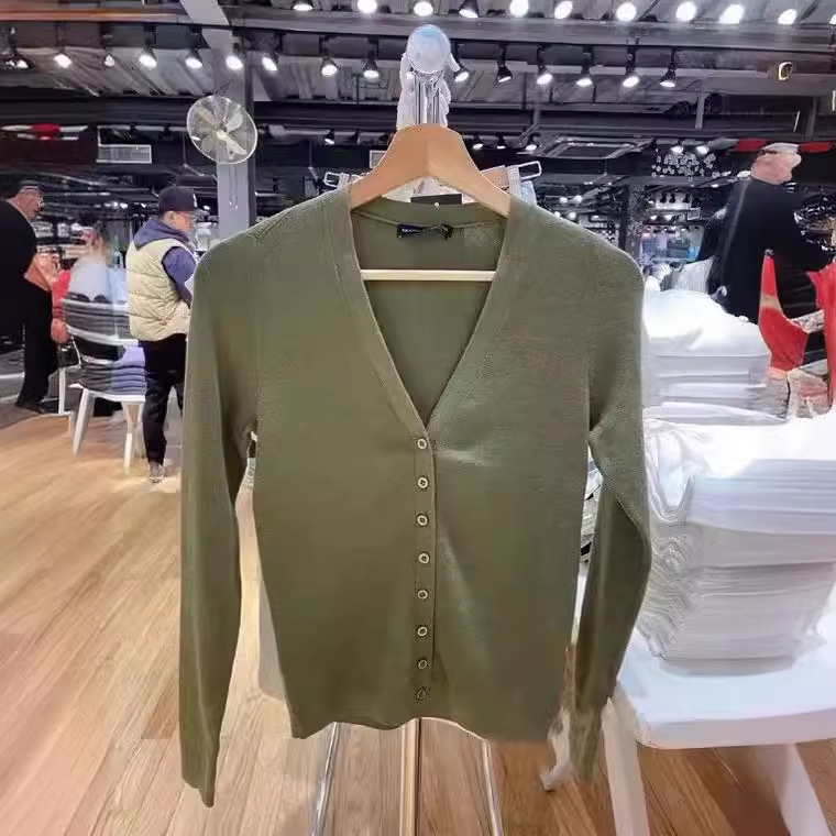 Bm Style New Knit Cardigan Long-Sleeve Bm Sweater Slim Fit Button V-Neck Women's Outerwear Slimming Jacket Bm Style New Knit Cardigan Long-Sleeve Bm Sweater Slim Fit Button V-Neck Women's Outerwear Slimming Jacket
