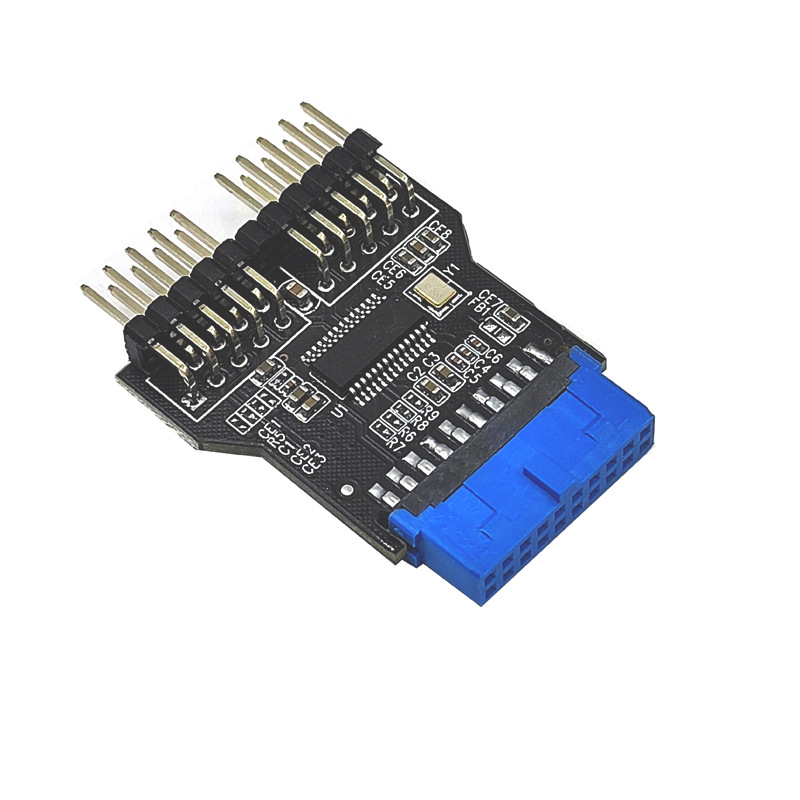 ����USB2.0 9PIN19��ת˫9PIN�ӿ�9��ת˫9��һ�ֶ���չHUB������