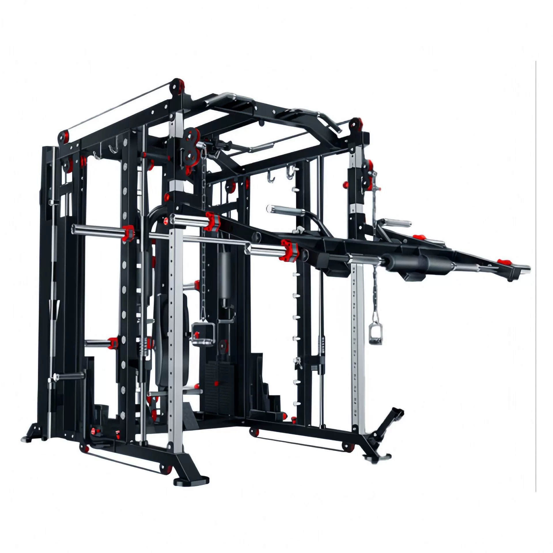 Стойка для птиц Smith Machine, универсальный тренажер для дома, комбинированная стойка для фитнеса, стойка для жима лежа, коммерческое оборудование для спортзала