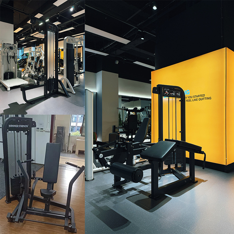 Hummer equipo de ejercicios conjunto completo de aviones empujando pecho tracción de espalda entrenador integral inserción equipo de fuerza gimnasio comercial