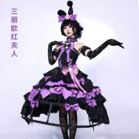 Пятый костюм личности Cos Sanrio связал красную леди косплей костюм двухмерный костюм аниме костюм