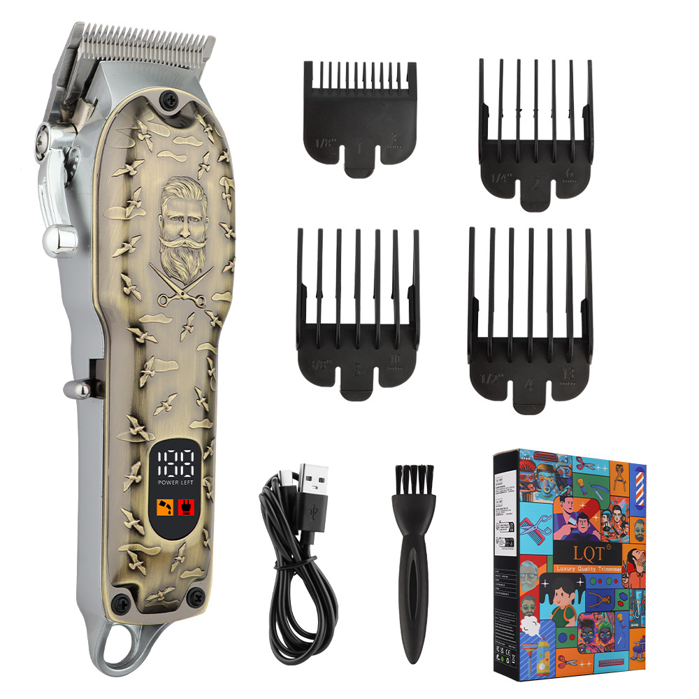 Cortapelos eléctricos especiales para peluquería, cabezal de aceite universal de alta potencia, cortapelos eléctricos, afeitadora calvo doméstica, cortapelos eléctricos