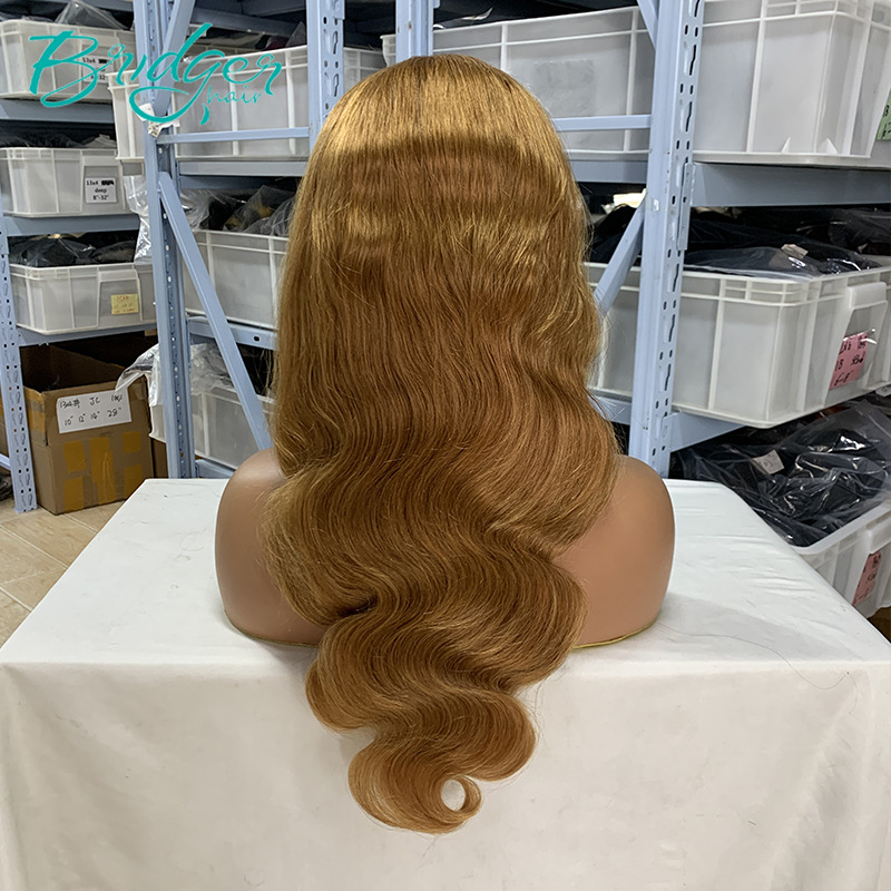 Tehtaan 13 * 4 pitsipäähine, väri #30, aidosta hiuksesta valmistetut peruukit_voghion.com