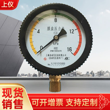 上海仪表四厂 YE-100 YTN-150不锈钢膜盒压力表 煤气压力表微压表