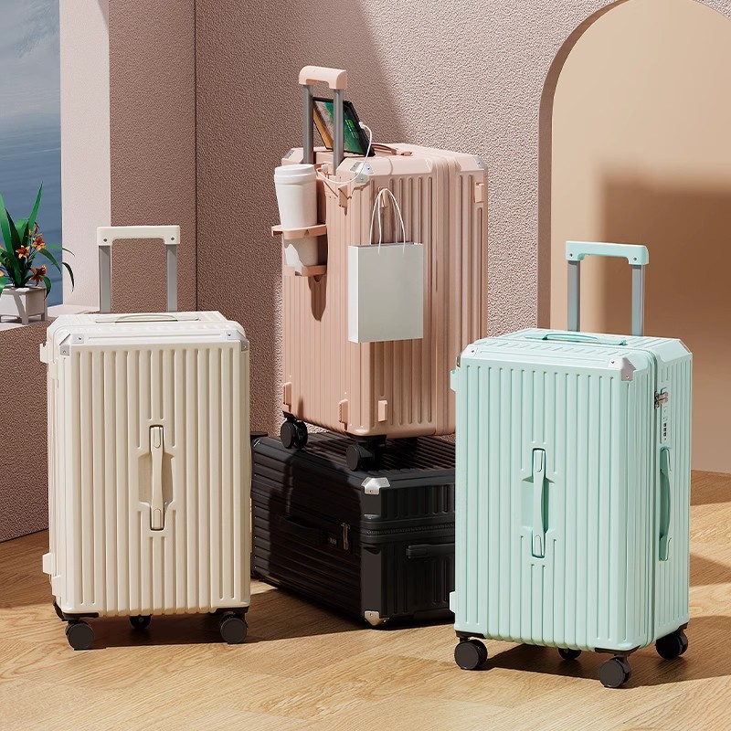 Maleta, maleta con ruedas para mujer, resistente y duradera, estudiante masculino 32, gran capacidad, gran tamaño, contraseña, rueda universal de embarque de viaje