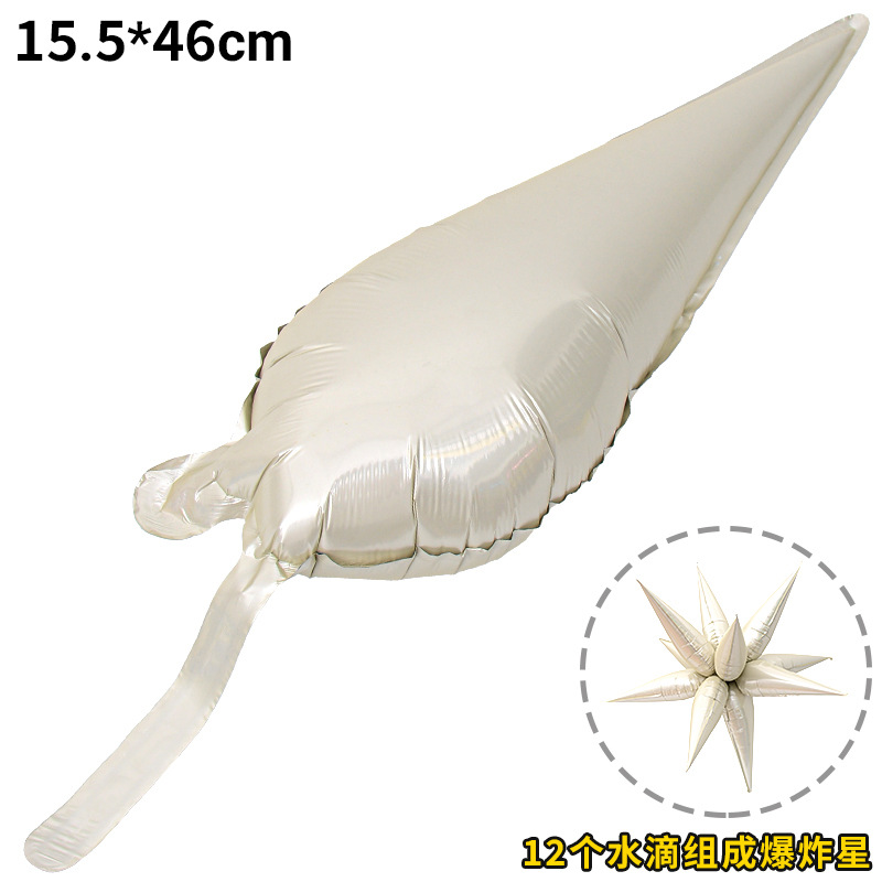 4D señaló estrella de seis puntas explosión bola erizo de mar modelado Decoración