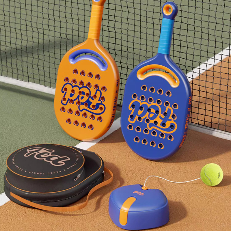 Plate-type single tennis with line rebound trainer for one person with rope elasticity for beginners to learn and practice