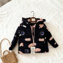 宝宝棉服秋冬男童女童加绒加厚保暖羽绒棉衣婴儿时尚洋气棉袄外套