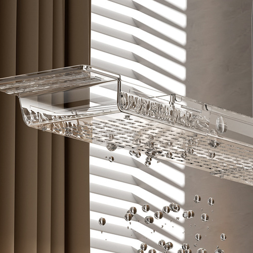 Extendable bathtub shelf side tray bath accessory board acrylic companion bathroom rack tub support