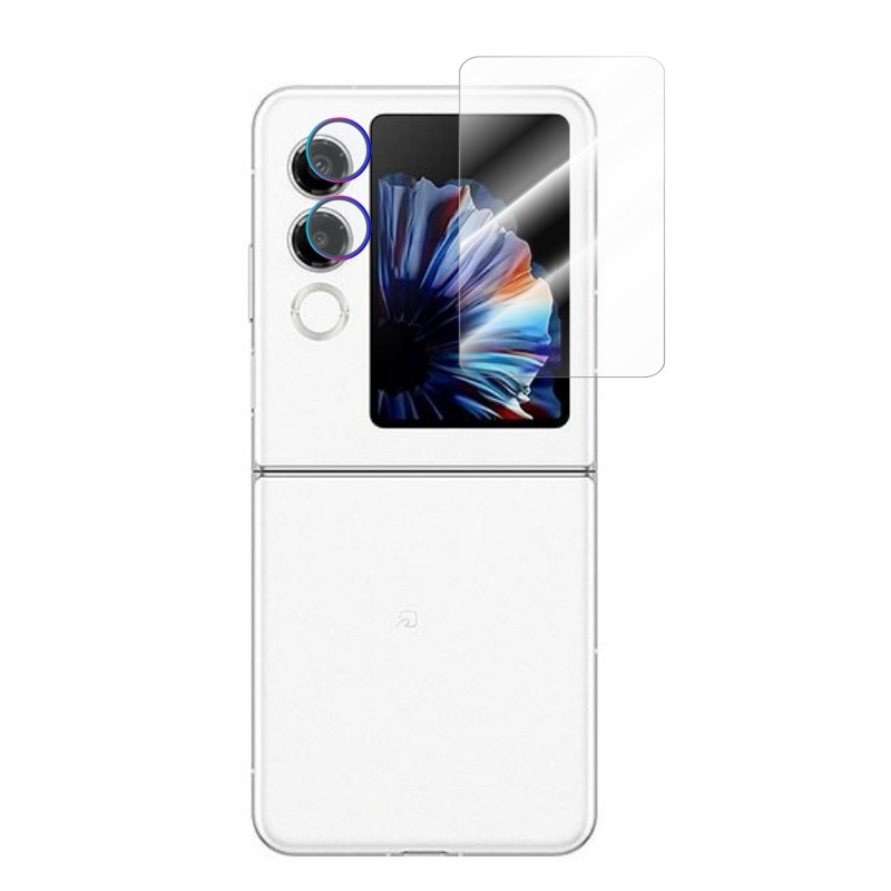 Aplicable Nubia Nubia Flip2 película de endurecimiento de pantalla exterior ZTE serigrafía flip3 película de lente de pantalla pequeña transparente