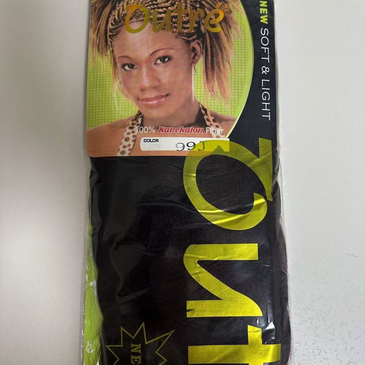 Outre Xpression trenza 82 pulgadas gran pelucca de trenza africana negra pelucca de trenza sucia 165g