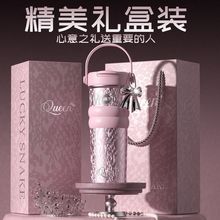 可定新款星泽316杯保温杯生日礼物高颜值ing冰霸杯双饮吸管提手杯