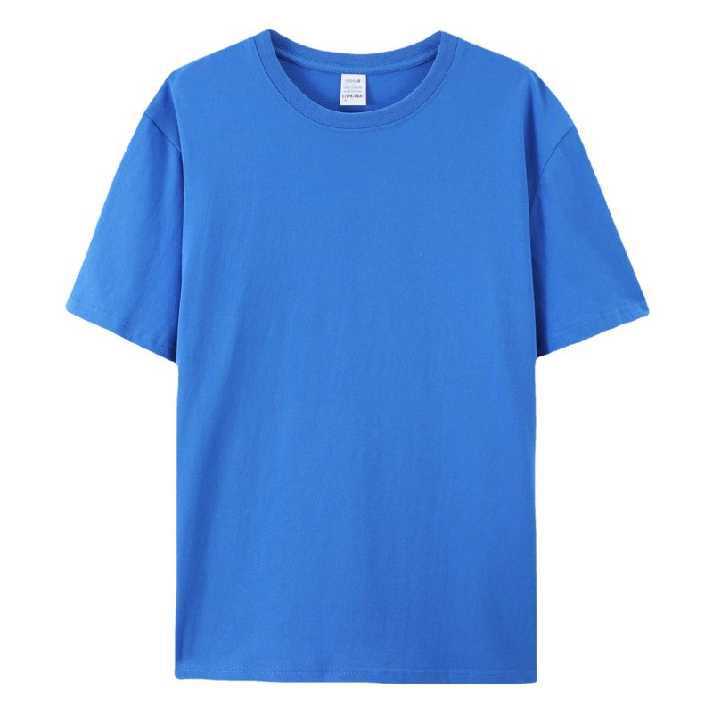 Внешняя торговля хлопок с коротким рукавом на заказ круглый вырез европейский размер футболки комбинезоны печать DIY групповая культура рекламная рубашка логотип