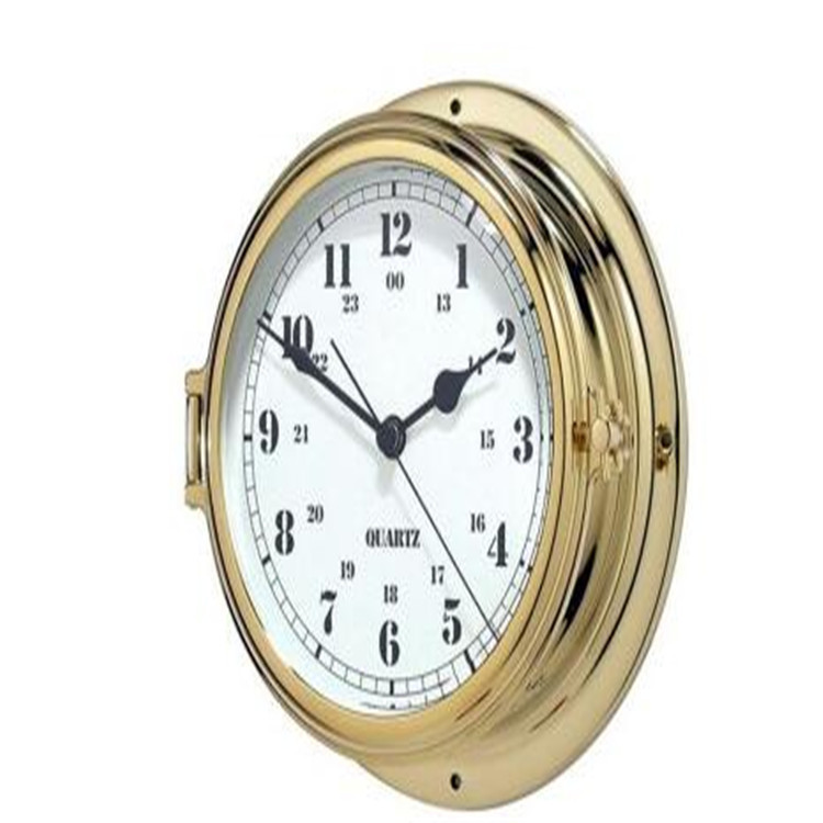 厂家供应铜质船用时钟  海潮钟 气压计 救生衣 救生圈合格证书