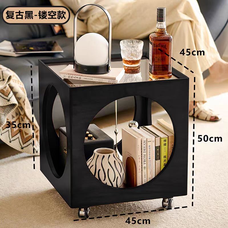 그래파이트 블랙 탈착식 사이드 테이블