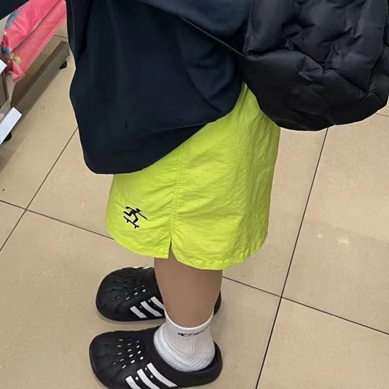 Ins Internet Celebrity Same Style Retro American Style Quick-drying Shorts Wide-leg Straight-tube Loose Sports Leisure Shorts Cross-border Shorts