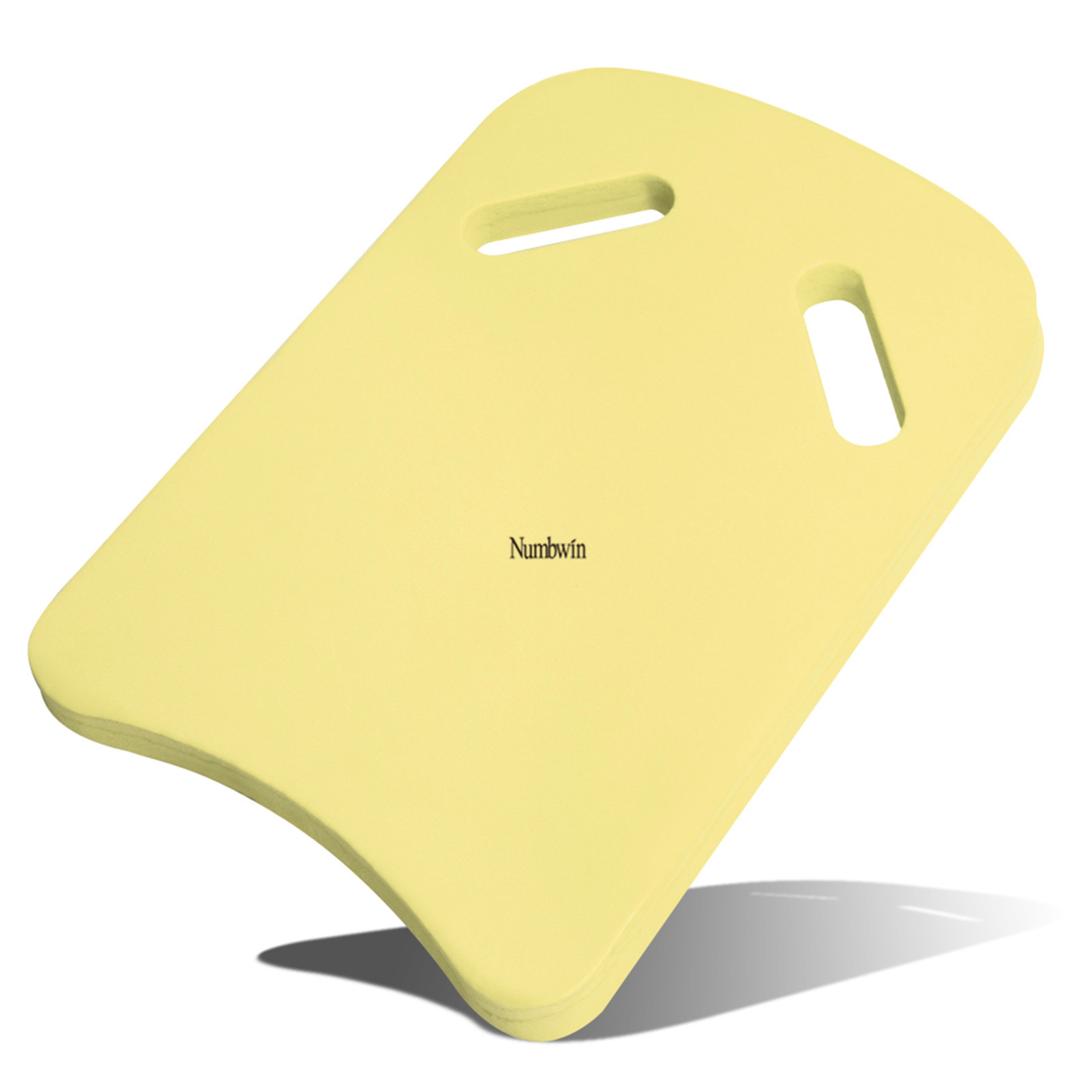 Yellow water board play in water